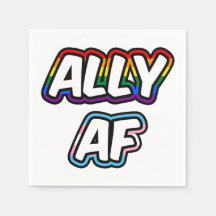 Ally AF II - HBTQ Flag Gay Trans Queer Stolthet