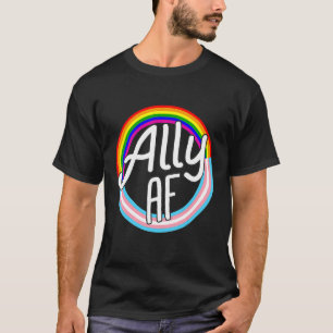 Ally Af Trans Flagga Kärlek Equality Lgbt Pride Fl T Shirt