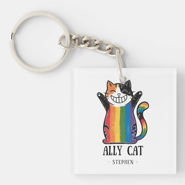 Ally Cat - Rainbow Cat LGBTQ-Pride (2) (Framsidan)