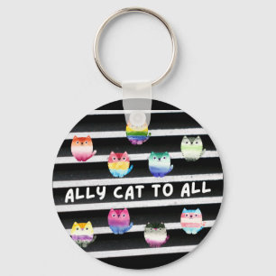Ally Cat till alla Nyckelring
