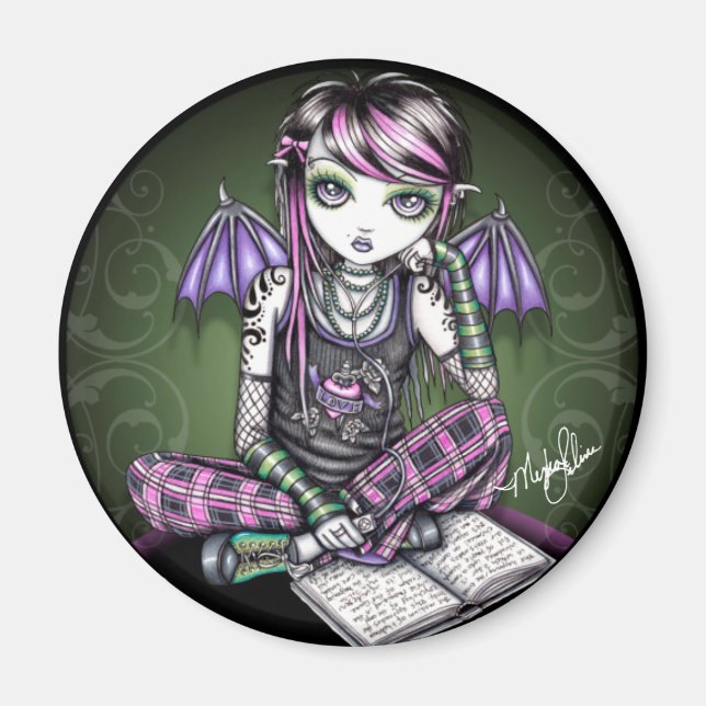 Ally Cute Emo Fairy Magnet (Framsidan)