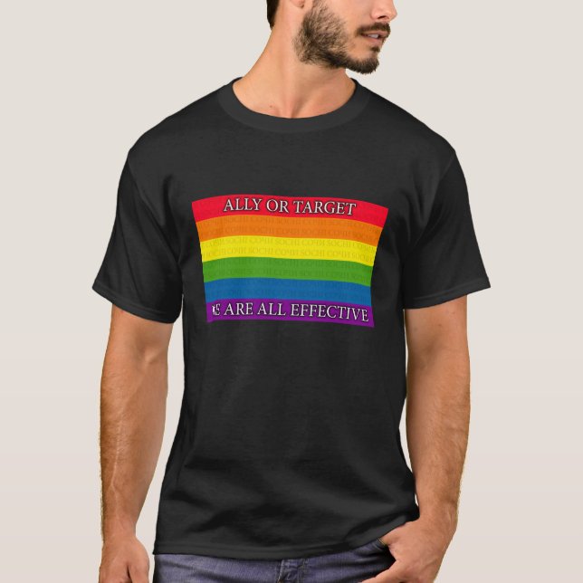 Ally eller Target är alla effektiva Tee Shirt (Framsida)