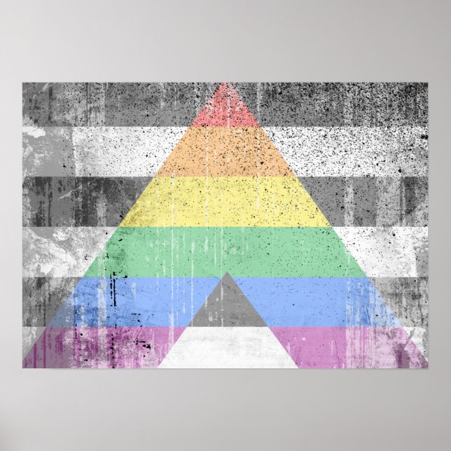 ALLY FLAG DISTRESSED -.png Poster (Framsidan)