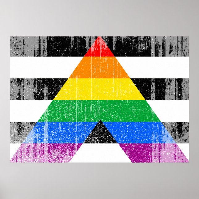 ALLY FLAG DISTRESSED -.png Poster (Framsidan)