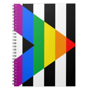 ALLY FLAG ORIGINAL -.png Anteckningsbok Med Spiral