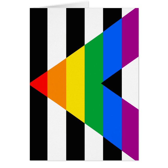 ALLY FLAG ORIGINAL -.png Hälsningskort (Framsidan)