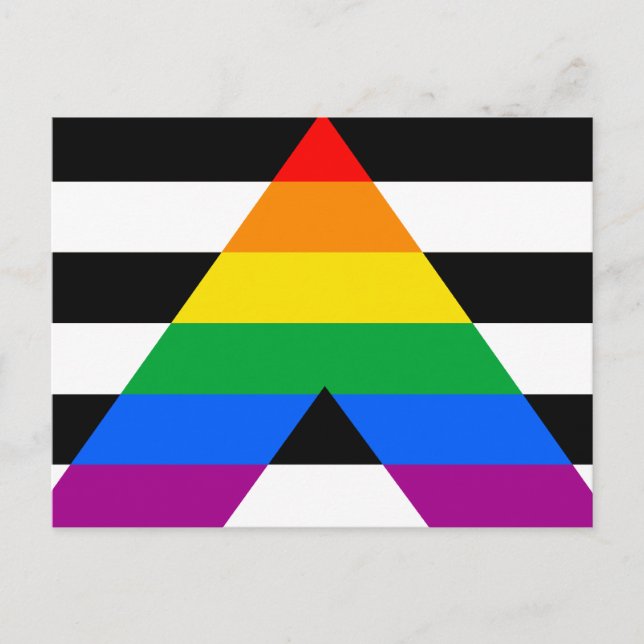 ALLY FLAG ORIGINAL -.png Vykort (Framsida)