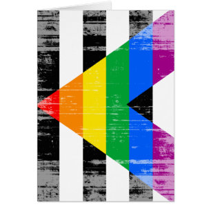 ALLY FLAGGA DISTRESSED -.png Hälsningskort