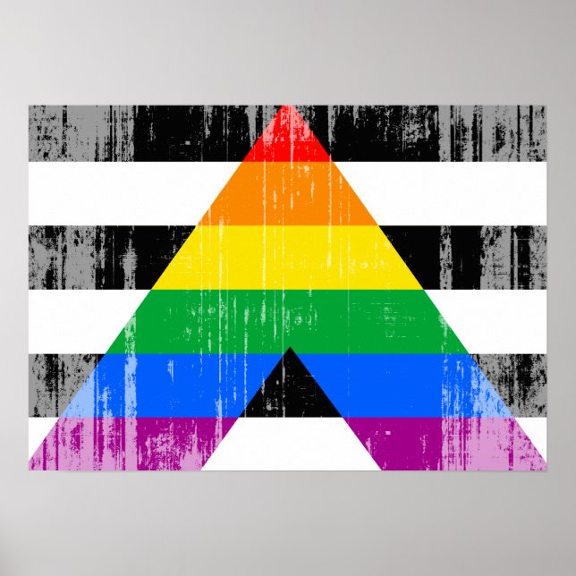 ALLY FLAGGA DISTRESSED -.png Poster (Framsidan)