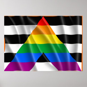 ALLY FLAGGA FLYING -.png Poster