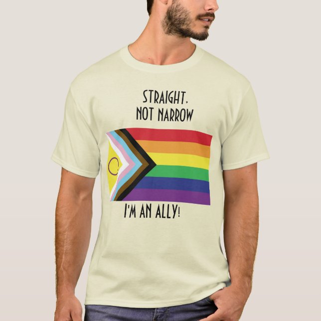 Ally for LGBTQ T-Shirt (Framsida)