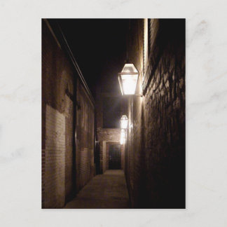 Ally in Natchitoches, Louisiana with Gas Lamps Pos Vykort