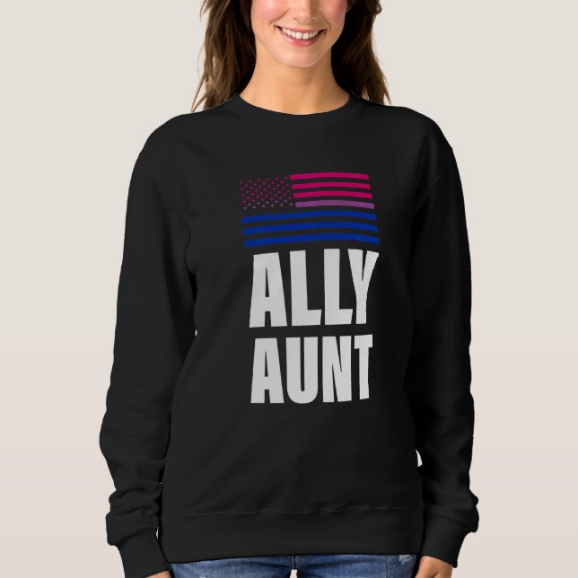 Ally Moster Bisexual Flagga Lgbt Gay pride T Shirt (Framsida)