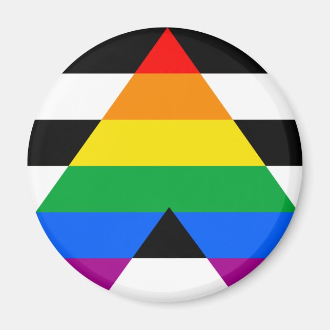 Ally Pride Flagga Magnet (Framsidan)