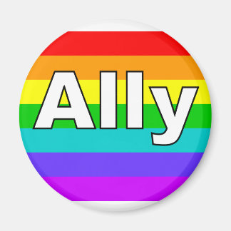 Ally Pride Flagga Magnet