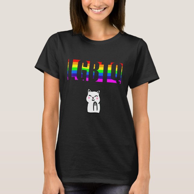 Ally Pride LGBTQ Equality Rainbow Lesbisk Gay Tran T Shirt (Framsida)