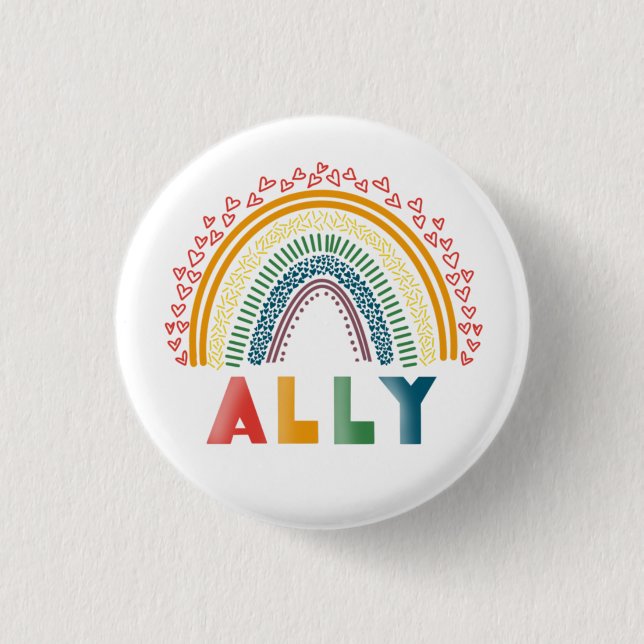 Ally Rainbow-knapp Knapp (Framsida)