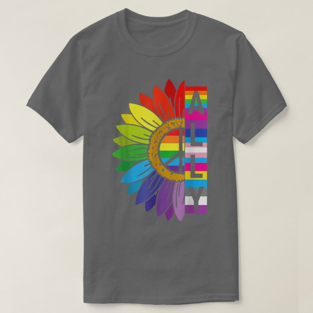 Ally Shirt för Gay pride Manar Kvinnor Barn T Shirt (Design framsida)