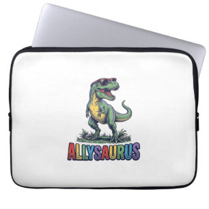 Allysaurus Vintage Dinosaur Solglasögon T-Shirt De Laptop Fodral
