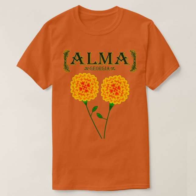Alma Georgia TShirt T Shirt (Design framsida)