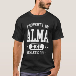 Alma Retro Athletic Egendom Dept T Shirt