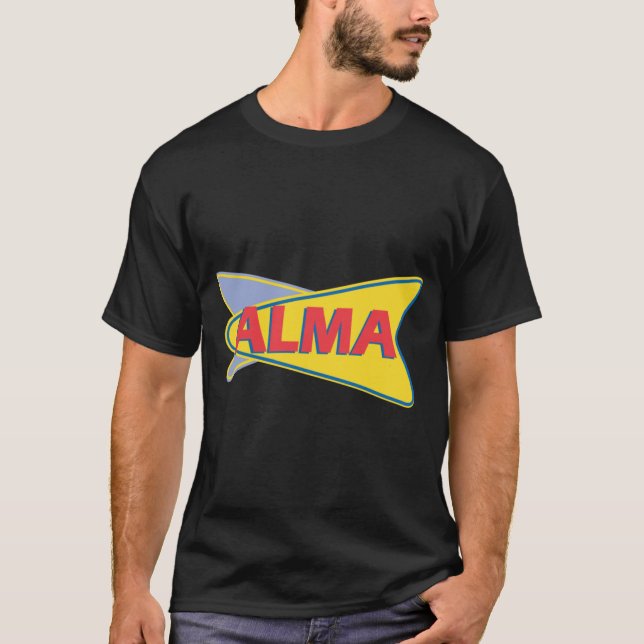 Alma Sonic Logotyp T Shirt (Framsida)
