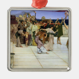 Alma-Tadema  A dedikation till bacchusen Julgransprydnad Metall