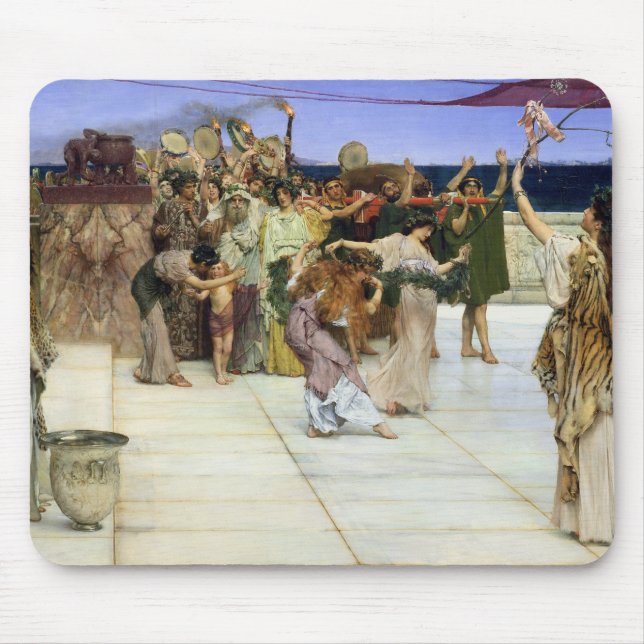 Alma-Tadema |A dedikation till bacchusen Musmatta (Framsidan)