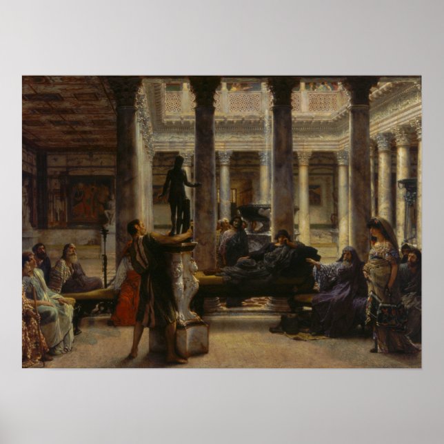 Alma-Tadema - A Roman Amateur Poster (Framsidan)