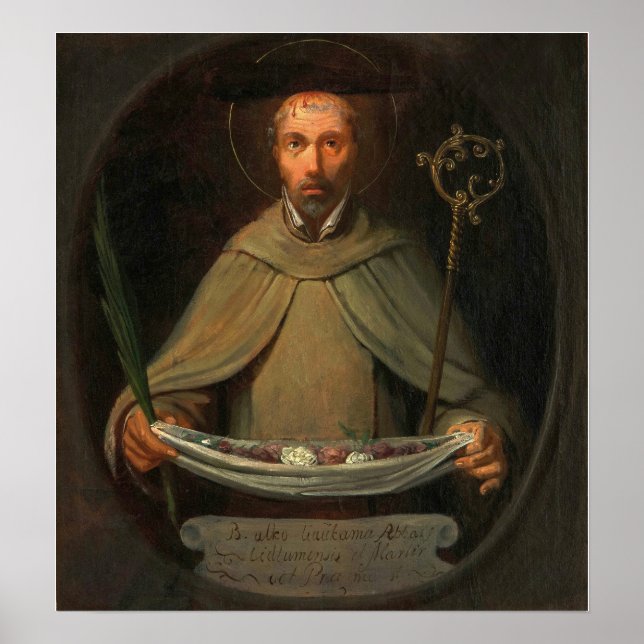 Alma-Tadema - Abbot Eelco Van Liauckemas mirakel Poster (Framsidan)