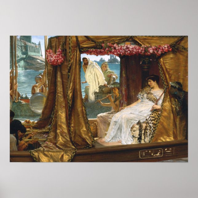 Alma-Tadema - Antonius Cleopatra Poster (Framsidan)