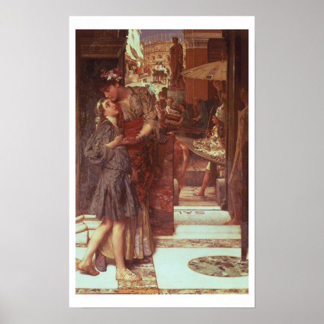 Alma-Tadema | Avgång 1880 Poster (Framsidan)