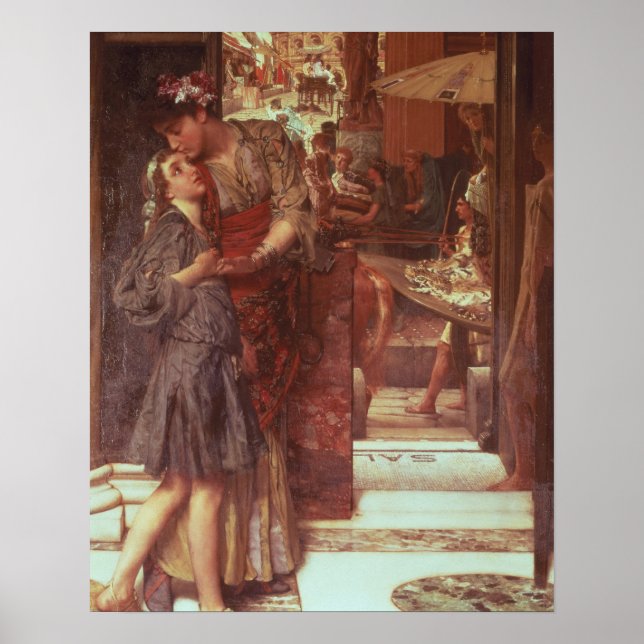 Alma-Tadema | Avgång 1880 Poster (Framsidan)