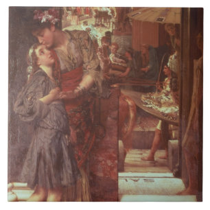 Alma-Tadema avvikelsen, 1880 Kakelplatta