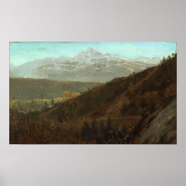 Alma-Tadema - Berglandskap Poster (Framsidan)