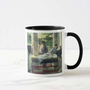 Alma-Tadema Catullus läsning hans dikter Mugg