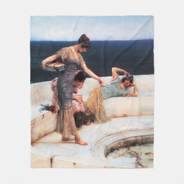 Alma-Tadema Classical Art Museum Print Home Decor  Fleecefilt (Framsidan)