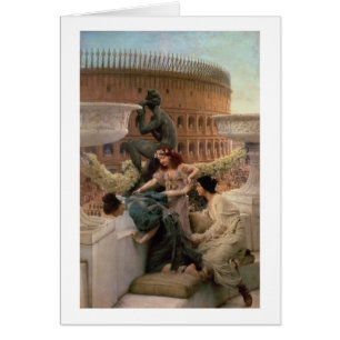 Alma-Tadema coliseumen, 1896 Hälsningskort