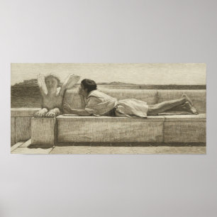 Alma-Tadema - Den tysta rådgivaren 1878 Poster