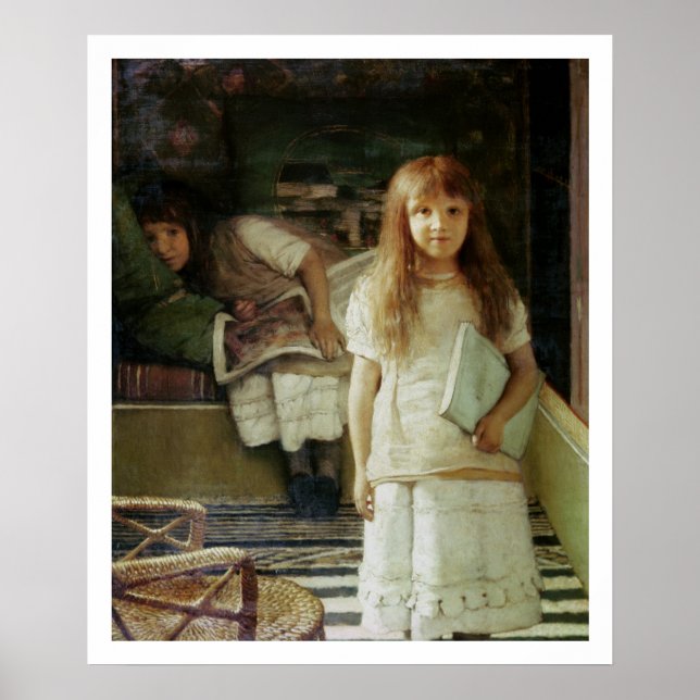 Alma-Tadema | Detta är vårt hörn, 1873 Poster (Framsidan)