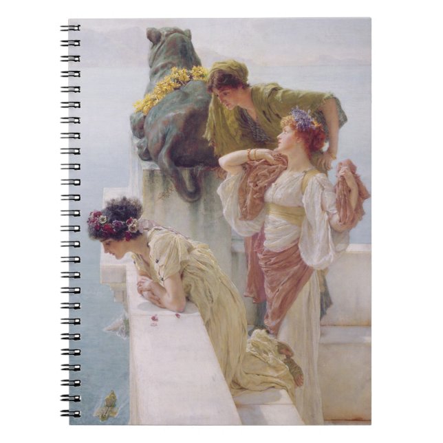 Alma-Tadema | en Coign av fördelen, 1895 Anteckningsbok Med Spiral (Framsidan)