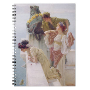 Alma-Tadema En fördelaktig plats, 1895 Anteckningsbok Med Spiral