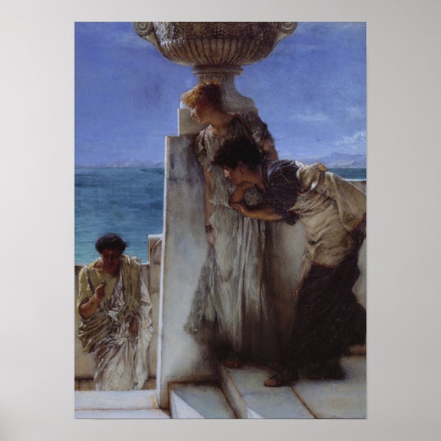 Alma-Tadema - En given slutpunkt Poster (Framsidan)