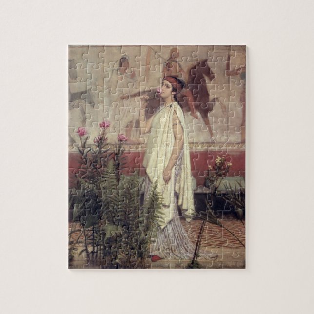 Alma-Tadema | en grekisk kvinna, 1869 Pussel (Vertikal)