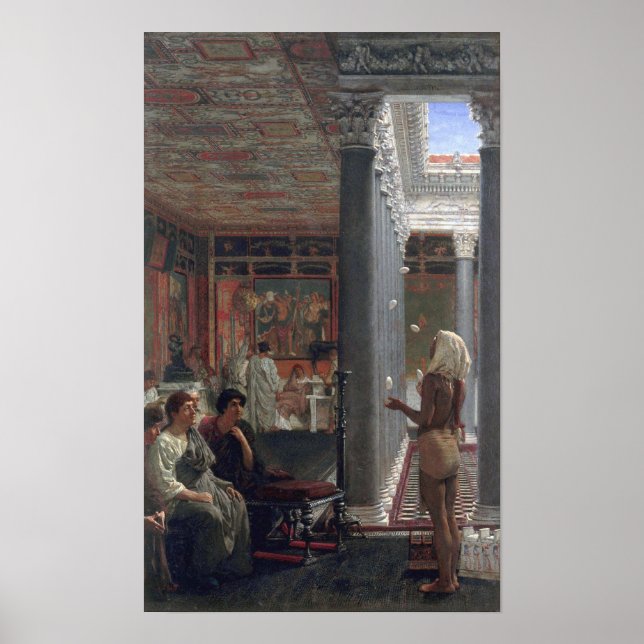 Alma-Tadema - En jonglör Poster (Framsidan)
