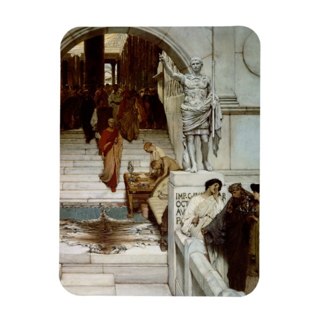 Alma-Tadema | En publik vid Agrippa's, 1875 Magnet (Vertikal)