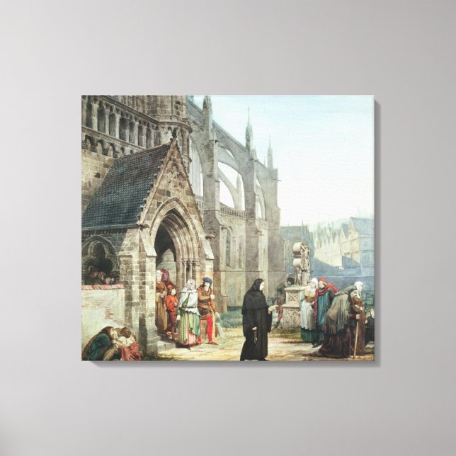 Alma-Tadema | Faust and Marguerite, 1857 Canvastryck (Framsida)