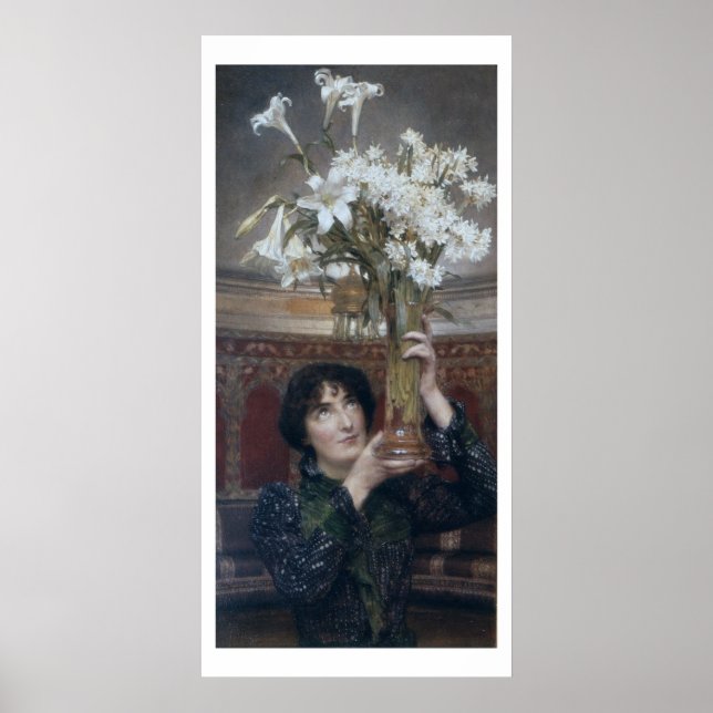 Alma-Tadema | Flagga av fred 1900 Poster (Framsidan)