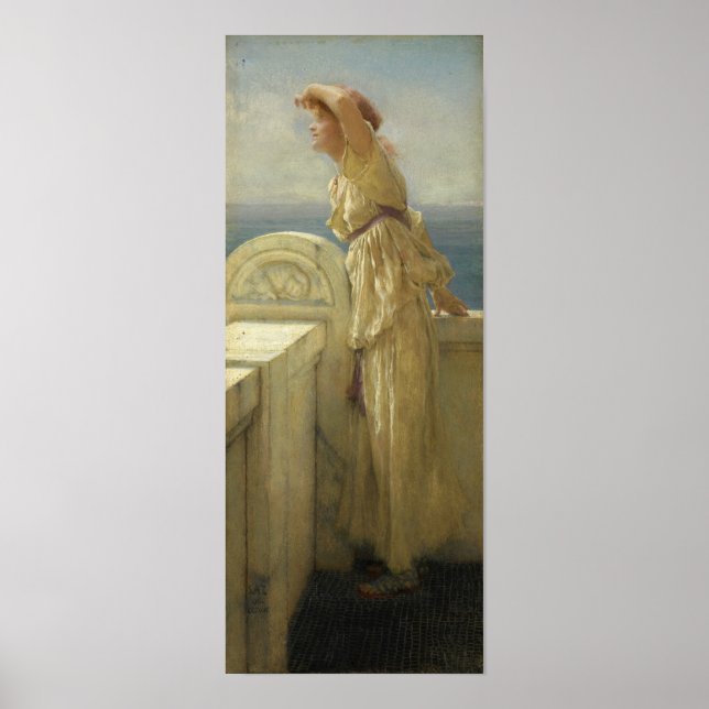 Alma-Tadema - Förhoppningsfull Poster (Framsidan)
