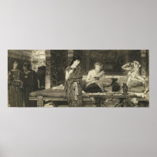 Alma-Tadema - Förrätt, Middagen 1881 Poster
